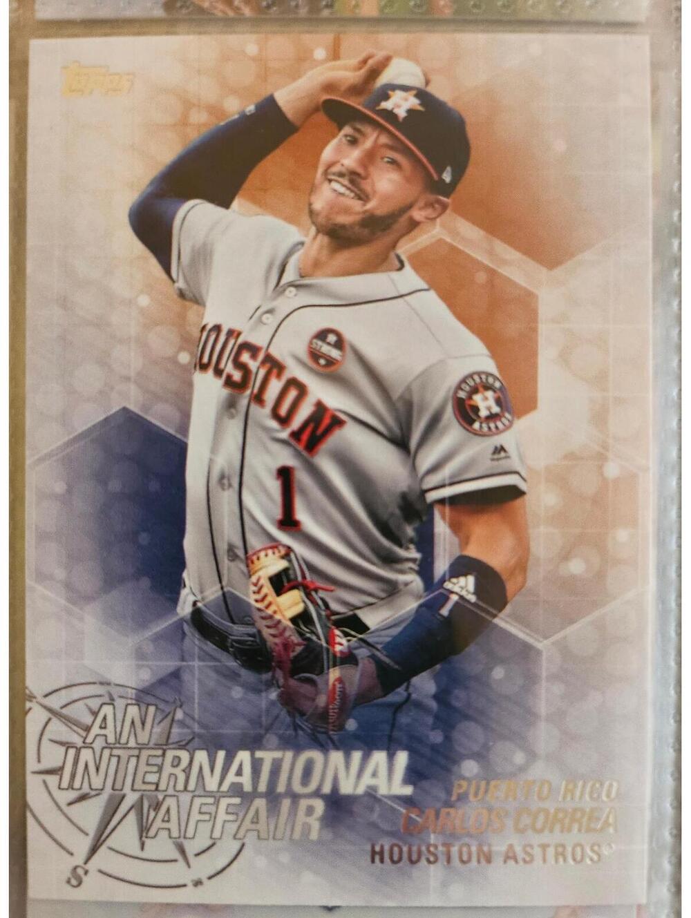 2018 Topps Update An International Affair #IA32 Carlos Correa Astros